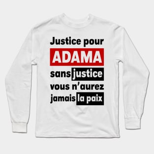 Justice Pour ADAMA Long Sleeve T-Shirt